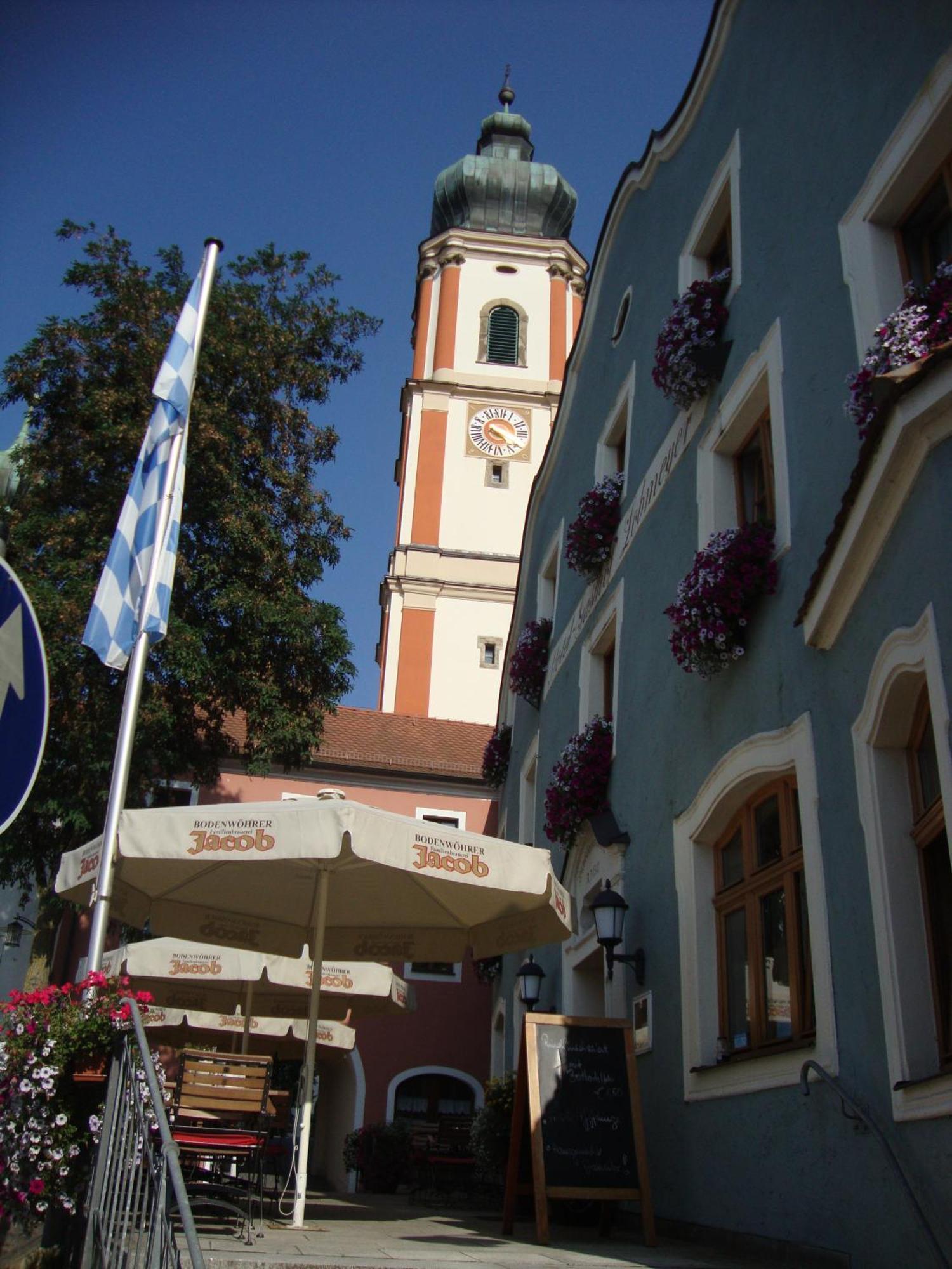 Hotel Lobmeyer Roding Exterior foto